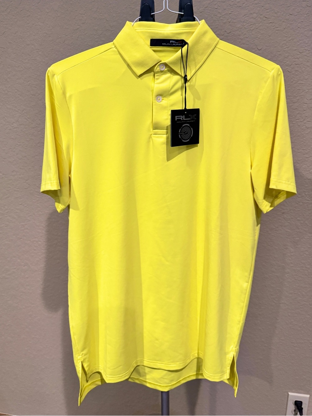 RLX Ralph Lauren Bright Yellow Men's Performance Polo